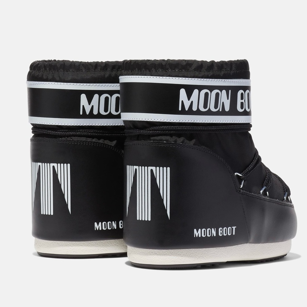 Iconic Low Black Nylon Moon Boots (NWT) - Picture 2 of 6